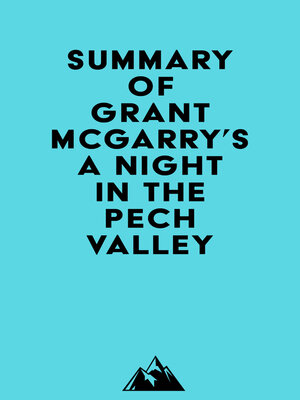 cover image of Summary of Grant McGarry's a Night in the Pech Valley